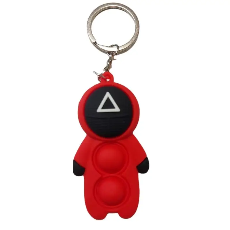 portachaivi pop it Squid Game 7 cm mod. assortiti e casuali