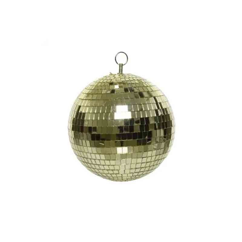sfera palla di natale oro strobo dia. 20 cm light gold 455992