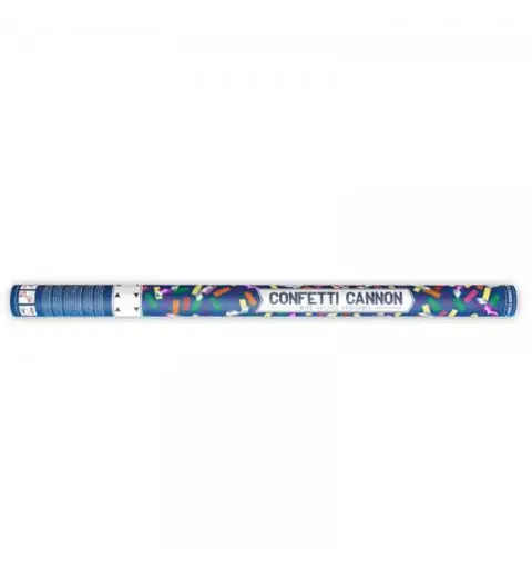 Tubo Sparacoriandoli Cannone coriandoli e stelle filanti 80 cm TUKM80