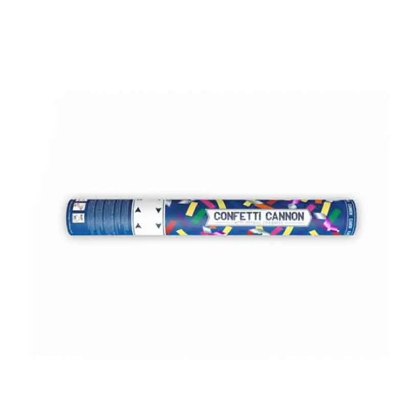 Tubo Sparacoriandoli Cannone coriandoli e stelle filanti 40 cm TUKM40