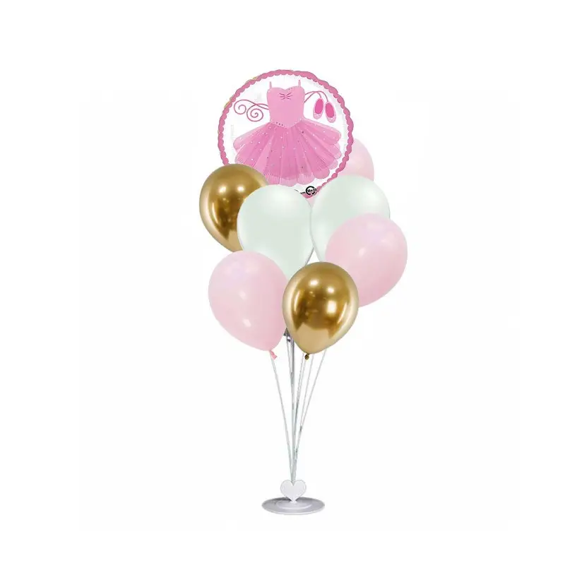 BOUQUET DI PALLONCINI BALLERINA CON STRUTTURA