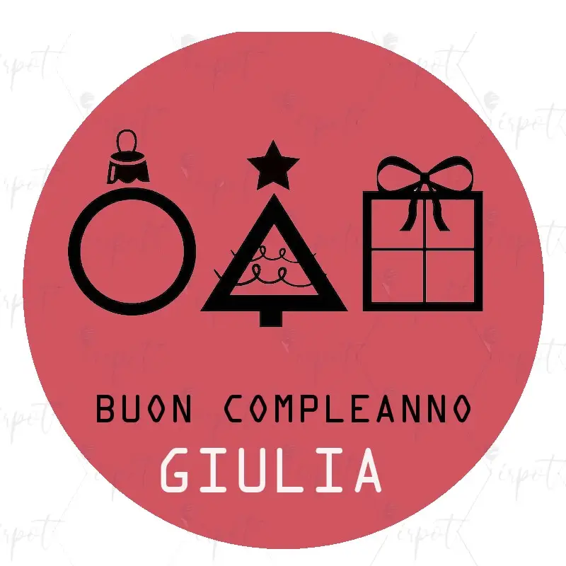 CIALDA SQUID GAME NATALIZIA PERSONALIZZATA