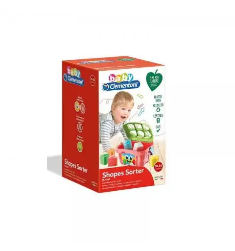 Clementoni- Secchiello Forme e Colori Gioco per Bambini 17106
