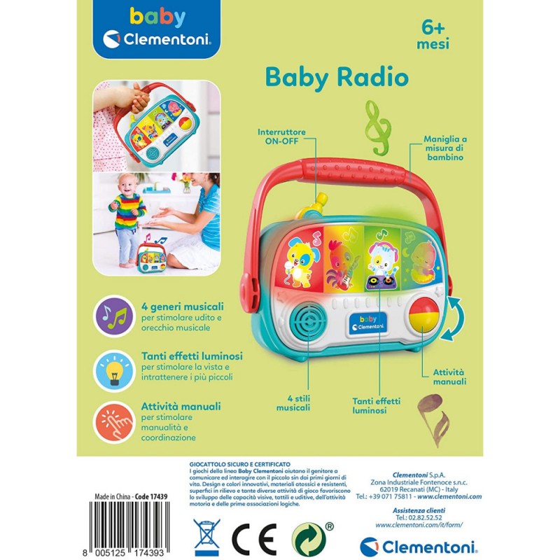 Baby radio giocattolo Clementoni