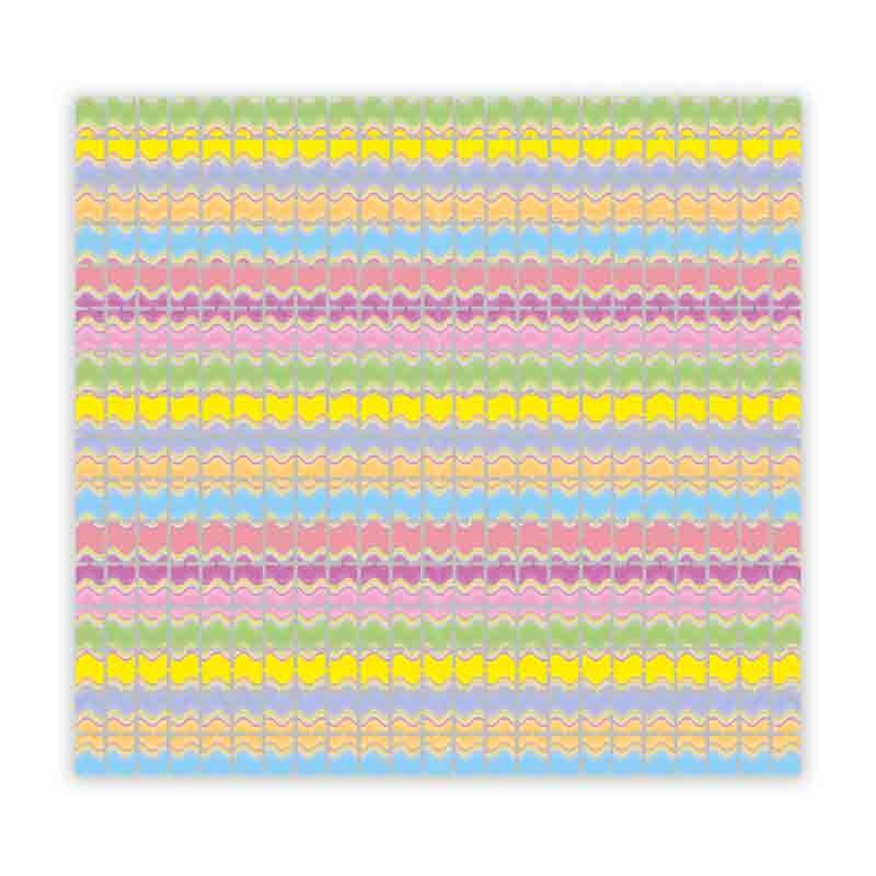 Foil Backdrop Multicolor Onde Colori Macron 100 cm x 200 cm 6578261-01