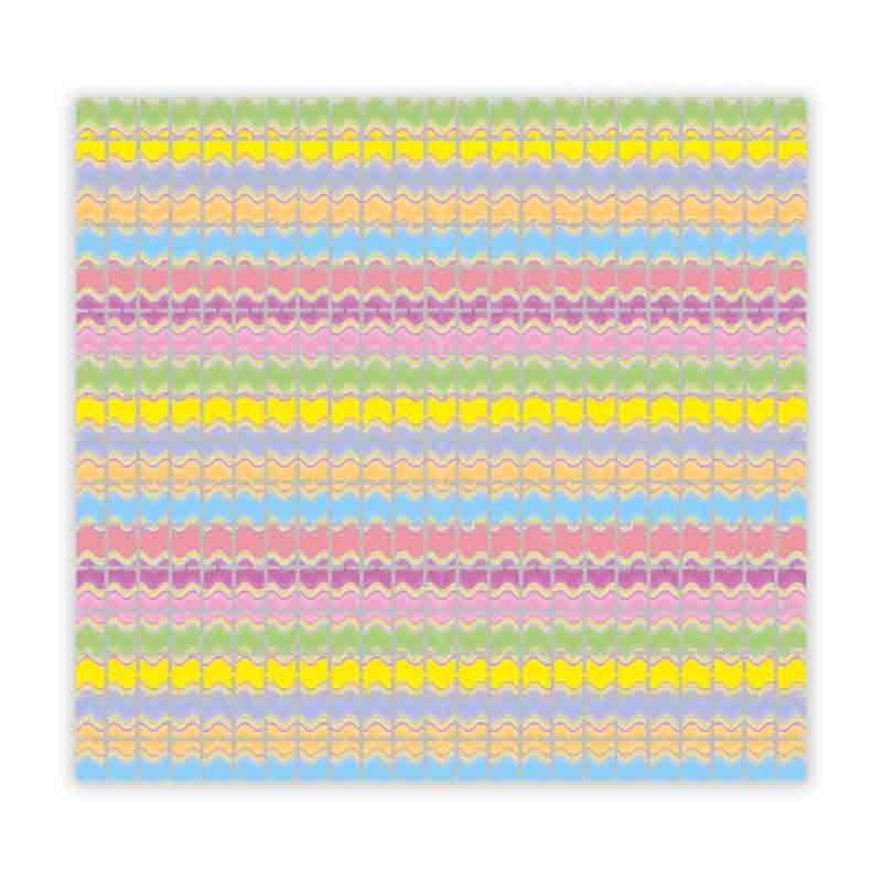 Foil Backdrop Multicolor Onde Colori Macron 100 cm x 200 cm 6578261-01