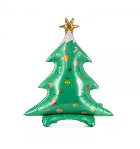 Palloncino Foil Mylar a Forma di Albero di Natale 78 x 94 cm FB114