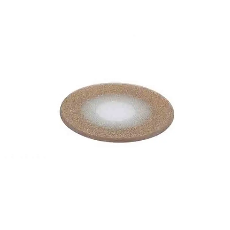 piatto vetro 10 cm oro gliterato 824322