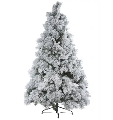 ALBERO DI NATALE INNEVATO ALASKA REAL TOUCH 240 CM