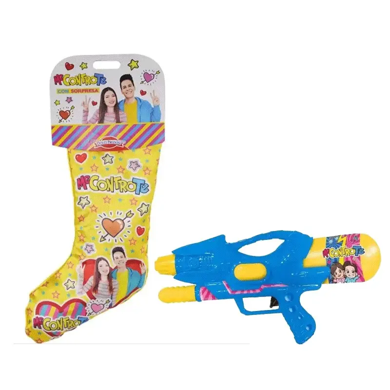 CALZA DELLA BEFANA ME CONTRO TE CON PISTOLA AD ACQUA