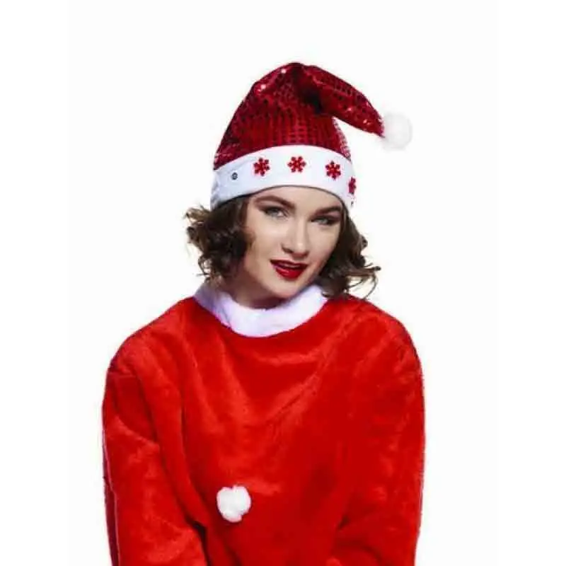 cappello con led babbo natale 4NA01204 adulti