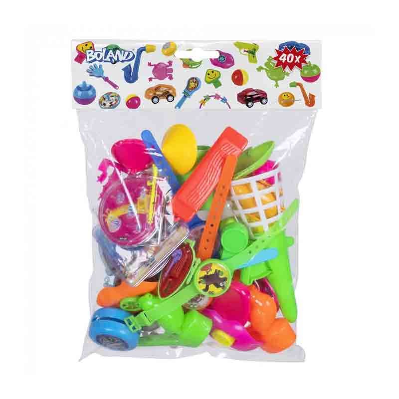 Set accessori per feste di 40 giocattoli mini 530799
