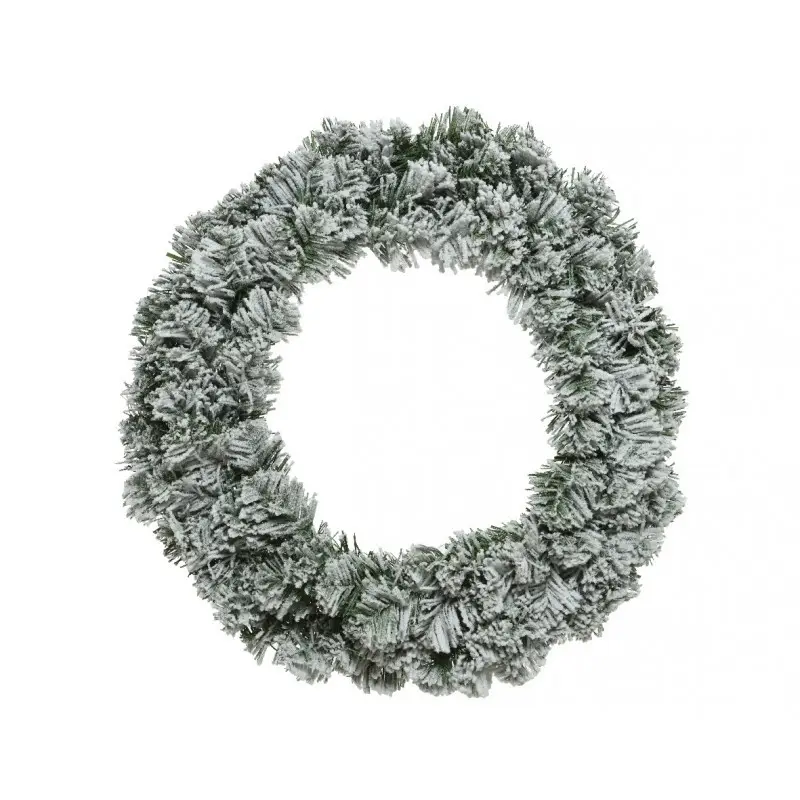 corona ghirlanda innevata 35 cm 680461