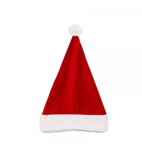 Cappello Babbo Natale Ciniglia Rosso taglia Unica 6N-CAP0013-A