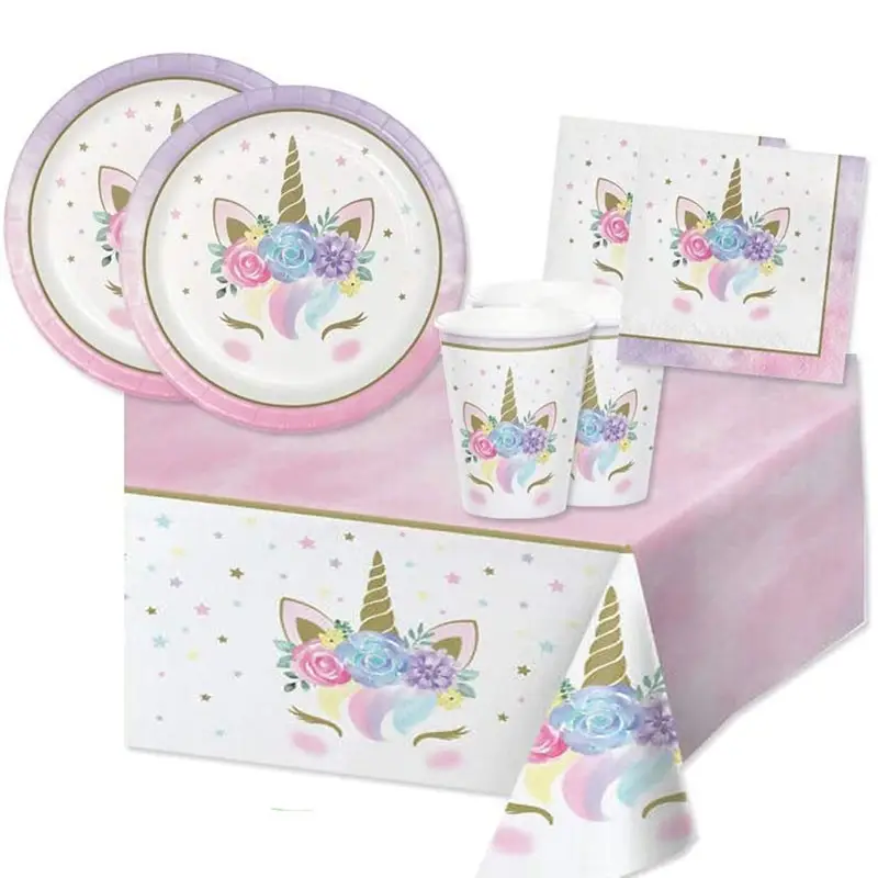 COORDINATO COMPLEANNO KIT N 78 UNICORN BABY