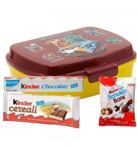 PORTAMERENDA HARRY POTTER CON CIOCCOLATO KINDER