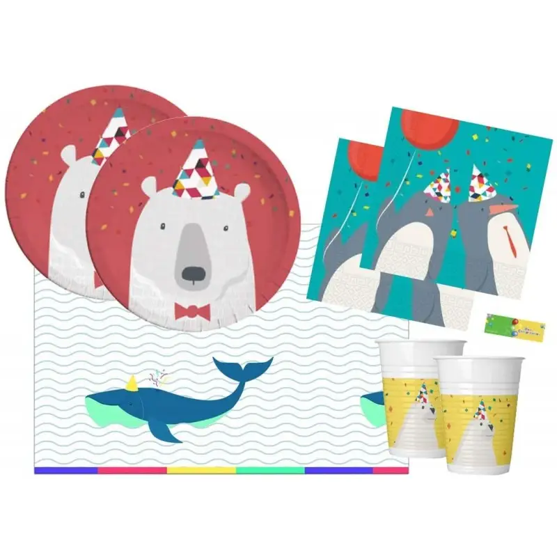 Kit n. 78 Compleanno Arctic Party - Orso Polare