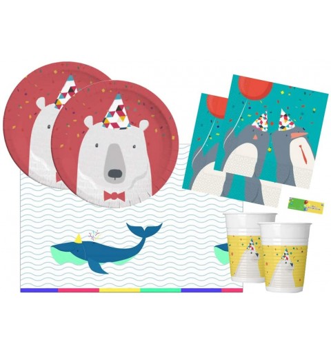 Kit n. 78 Compleanno Arctic Party - Orso Polare