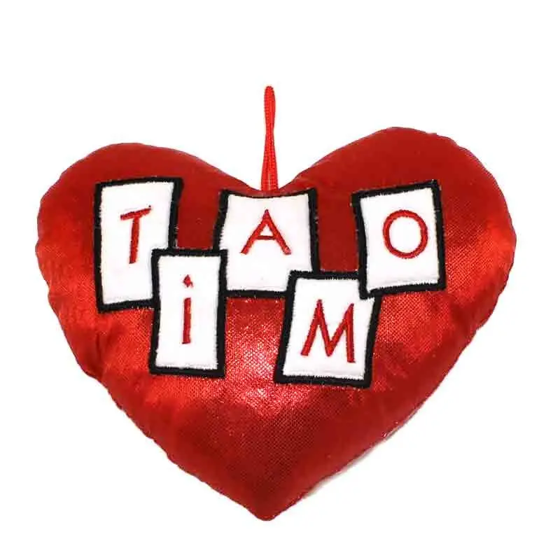 cuore in peluche rosso ti amo 86998 16 cm