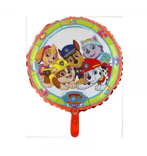 Palloncino paw patrol pawesome 18049 45 cm