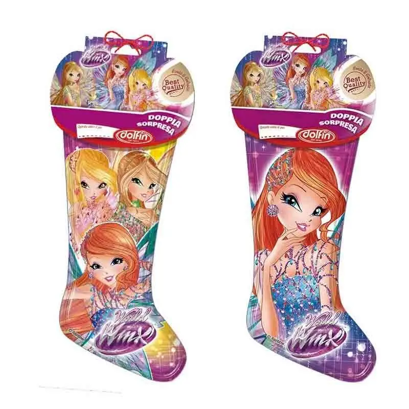 Calza della befana Winx dolfin 160 g grafiche assortite e casuali