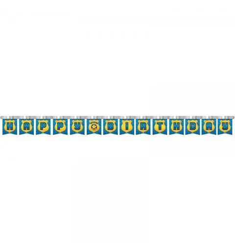 Ghirlanda in carta polizia 2,67 m 329277