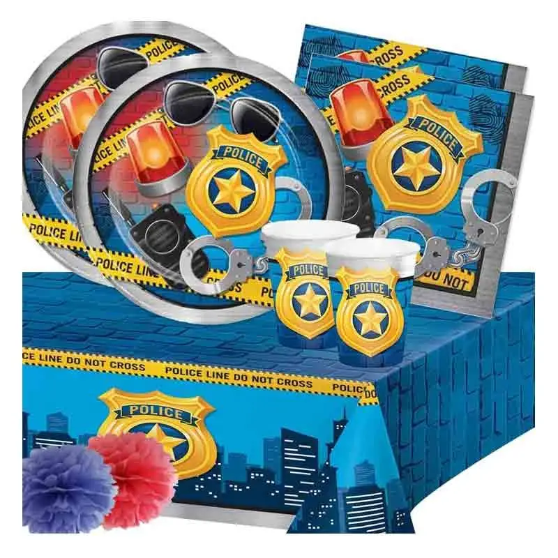 KIT N.49 POLIZIA - ARTICOLI PER LA TAVOLA
