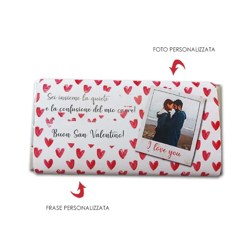 Tavoletta di cioccolato personalizzata