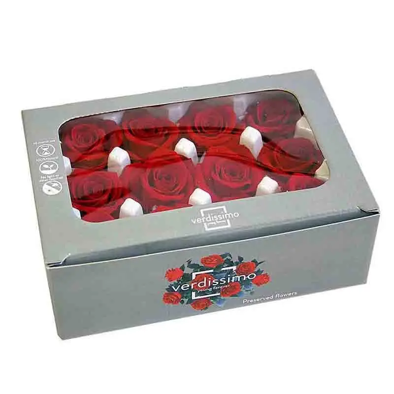rosa stabilizzata Ø 4 CM in box da 12 pz RSM/1200