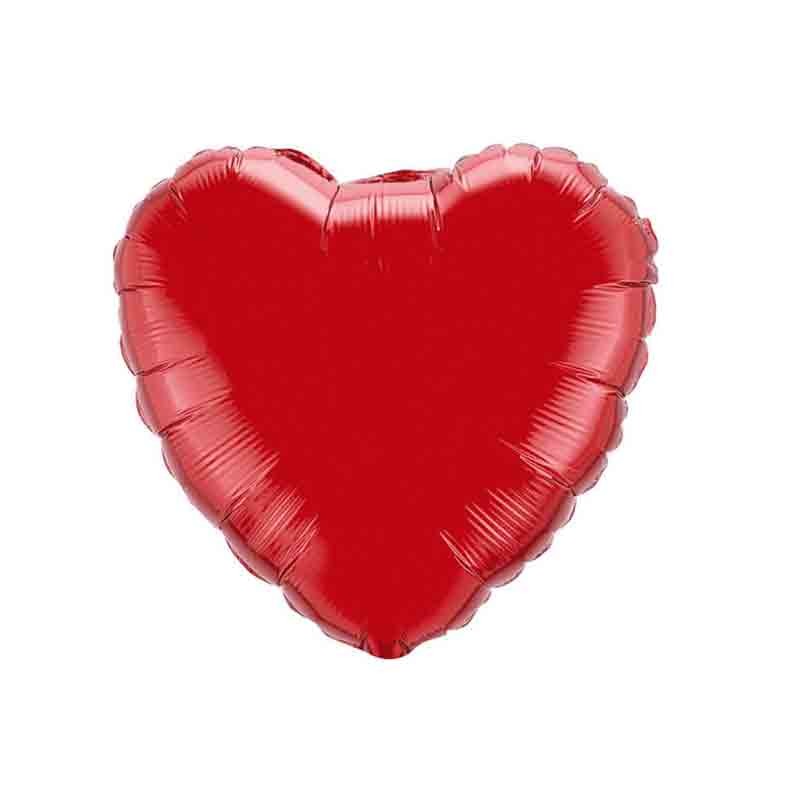 palloncino foil cuore rosso 9\'\'  cm 202500R