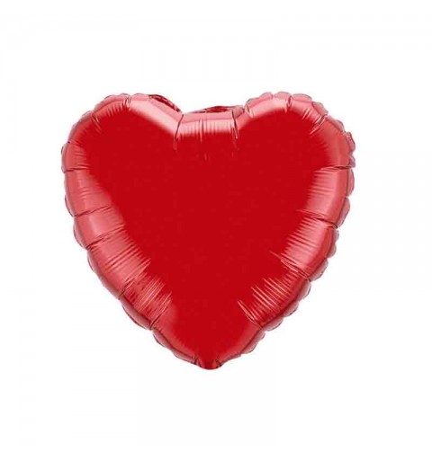 palloncino foil cuore rosso 9\'\'  cm 202500R