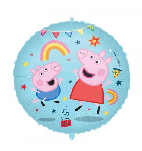 palloncino foil peppa pig e george Messy Play, 18 43 cm 93038