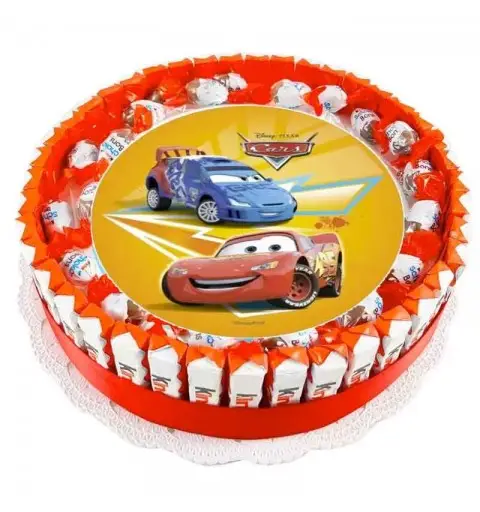 TORTA KINDER CARS DISNEY FAI DA TE