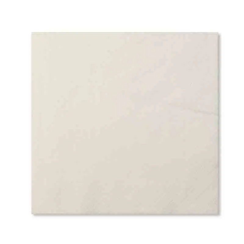 20 tovaglioli 33 x 33 cm in carta compostabile bianco 07KTFO
