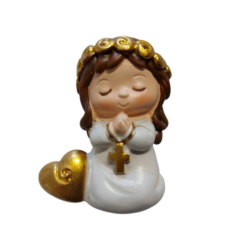 12 magneti bambina in preghiera in resina 1240078 4 cm circa