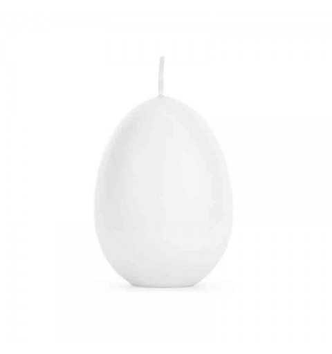 Candela a uovo bianco 10 cm SO2-008