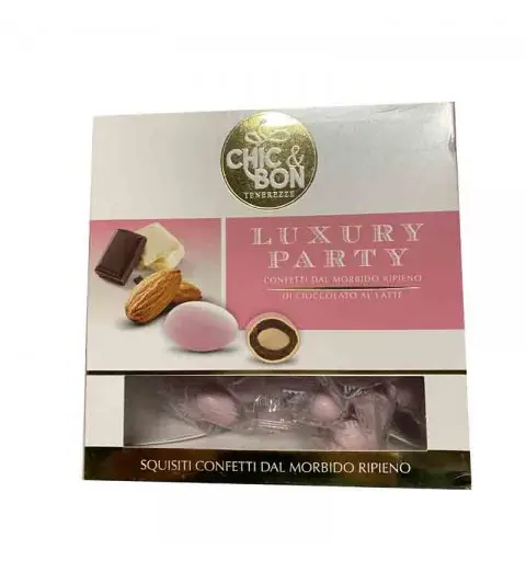 Confetti Buratti Vassoio Tenerezze rosa 500gr TEROVAS