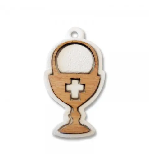 12 Gessetti calice con legno A2607 3 cm