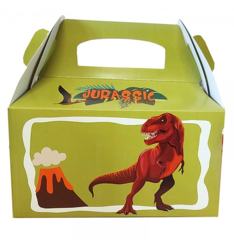 Box Contenitore Caramelle e Pop Corn tema dinosauri jurassic