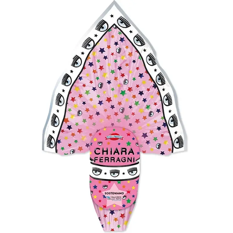 Uovo di Pasqua Cioccolato al latte 150 gr Chiara Ferragni
