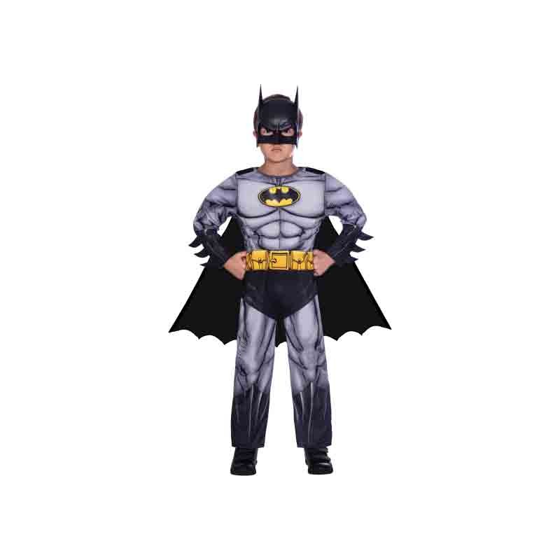 Costume da bambino Batman Classic 4-6 anni mantello e maschera inclusi 9906058