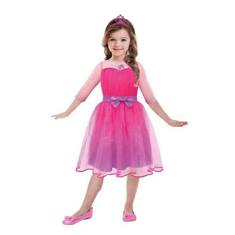 Costume da Barbie Principessa 3 - 5 Anni 104 cm Rosa 999548