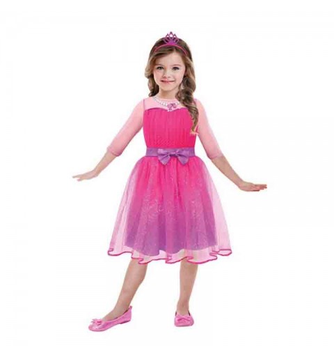 Costume da Barbie Principessa 3 - 5 Anni 104 cm Rosa 999548