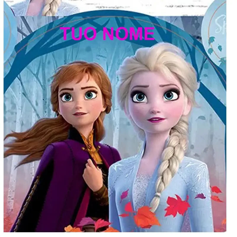 48 ADESIVI FROZEN PERSONALIZZABILI