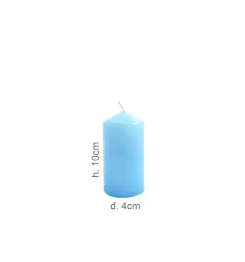 Candela celeste pillar Ø 4 CM x H.10CM 5184