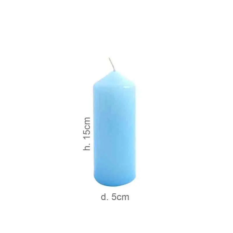 Candela celeste pillar Ø 5 CM x H.15CM 5214