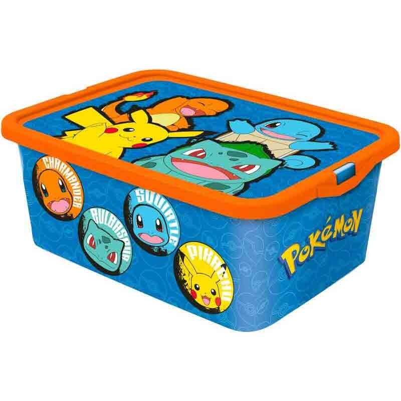 Scatola portaoggetti o  portagiochi pokemon 13  l - 02025