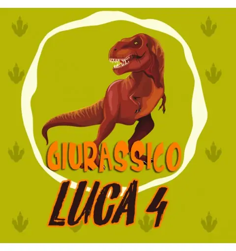 48 ADESIVI PERSONALIZZABILI DINOSAURI