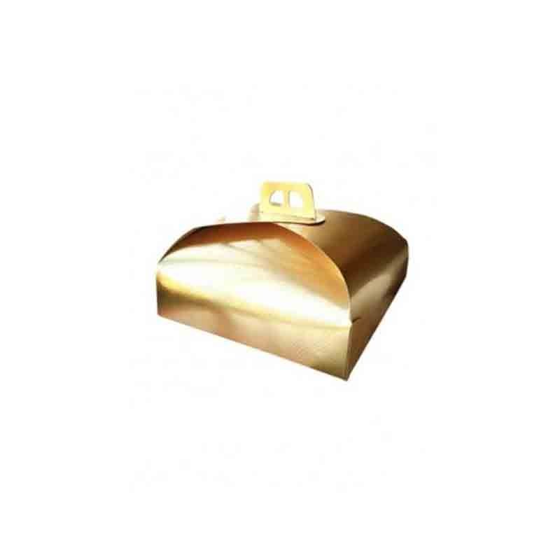 porta torta oro 25 x 25 cm 5892