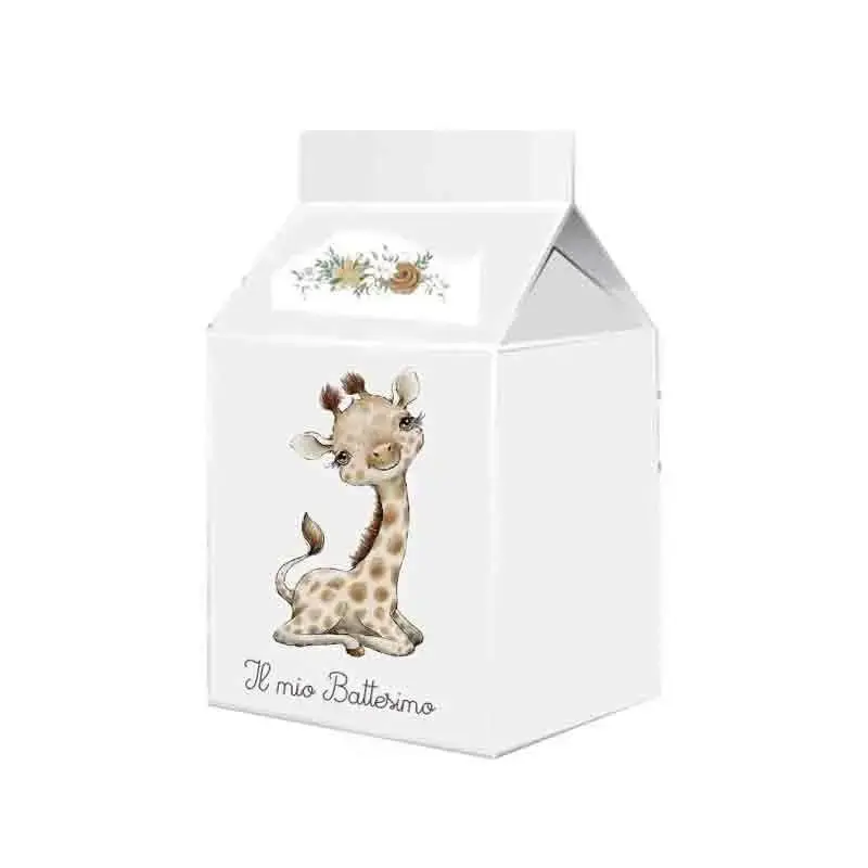 50 Scatoline milk il mio battesimo giraffa
